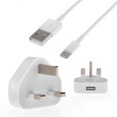 Main Charger 3 Pin Plug for Apple iPhone, iPad and iPods