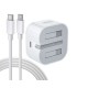USB-C Power Adapter With Type C to lightning Cable - iPhone Charger