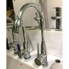 Centamily Chrome Faucet, Tap for Kitchen Sink