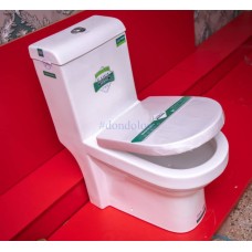 Complete Ceramic Toilet Seat Set
