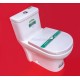 Complete Unit Ceramic Toilet Seat Set P-type