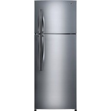 LG Double Door, Top Freezer Top Mount Refrigerator - GL-C332RLBN LG 284L - Platinum Silver