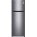 LG Double Door Refrigerator GN-B222SQBB IEC Gross 225L Dark Graphite Steel Top Freezer with Smart Inverter Compressor